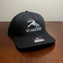 Load image into Gallery viewer, Black/Silver Logo Snapback